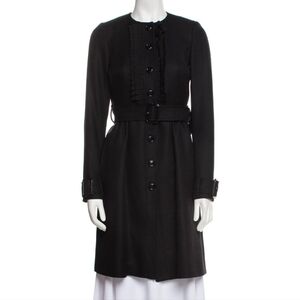 Burberry London Wool Dress Coat Size 2